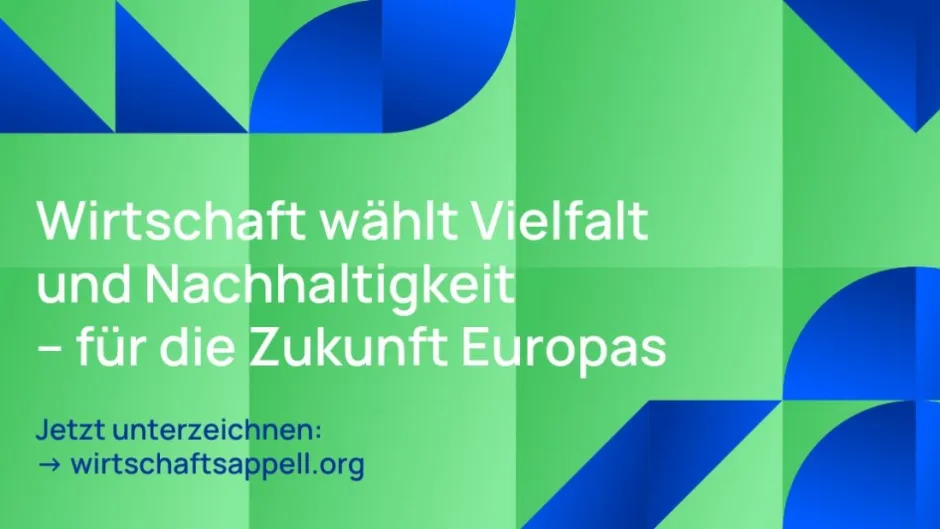Bild zur Kampagne "Wirtschaftsappell unterzeichnen" des Bundesverbands Nachhaltiges Wirtschaften